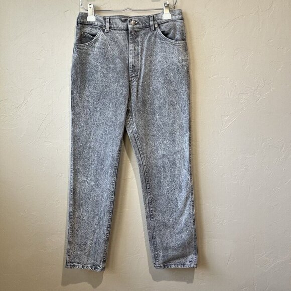 Vintage acid wash jeans 80s 90s Straight Leg Glacier Wash 32x30 stranger things - Picture 1 of 10